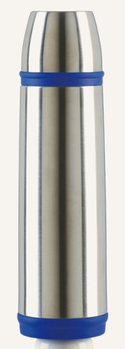 EMSA CAPTAIN Isolierflasche Edelstahl/blau 1,0 L.