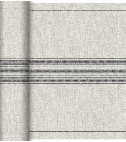 DUNI Dunicel-Tischläufer Tête-à-Tête 24 m x 0,4 m (20 Abschnitte), Cocina black