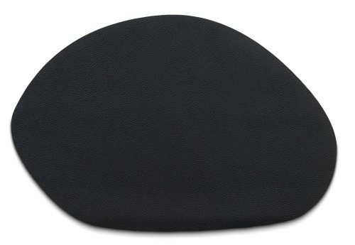 Tisch-Set Stone PU-Leder schwarz 45,0x30,0x0,2 cm von Kela