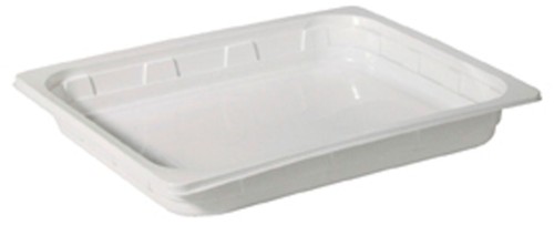 Duni PP-Schale 1/2 GN 325 x 265 x 40 mm Weiß ungeteilt, 100 Stk/Krt (1 x 100 Stk)