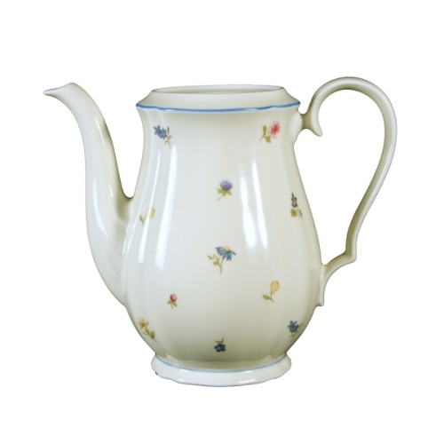 Seltmann Unterteil zur Kaffeekanne 6 Personen, Form: Marieluise, Glasur: elfenbein, Dekor: 30308 Streublume