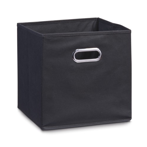 Zeller Aufbewahrungsbox, schwarz, Vlies