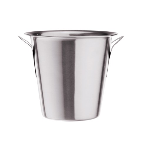 Flaschenkühler. Chromnickelstahl.