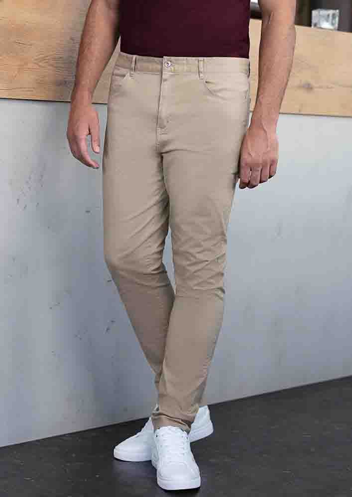 Herren 5-Pocket-Hose Classic-Stretch, aus nachhaltigem Material , Bio-Baumwolle - Größe: 44