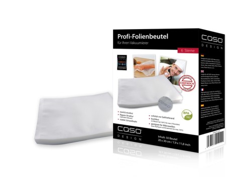 CASO Folienbeutel 20x30 cm, 50 St.