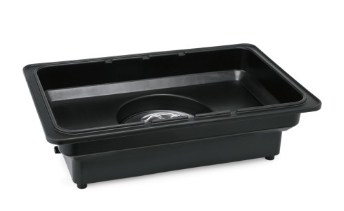 Elektro Kunststoffwasserbad. Kunststoff. mit Regelthermostat, passend für GN Behälter 1/1