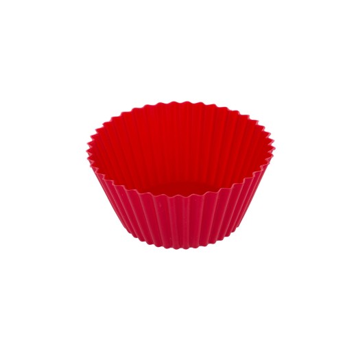 Westmark 6 Silikon Muffinformen, ø 7 cm, rot