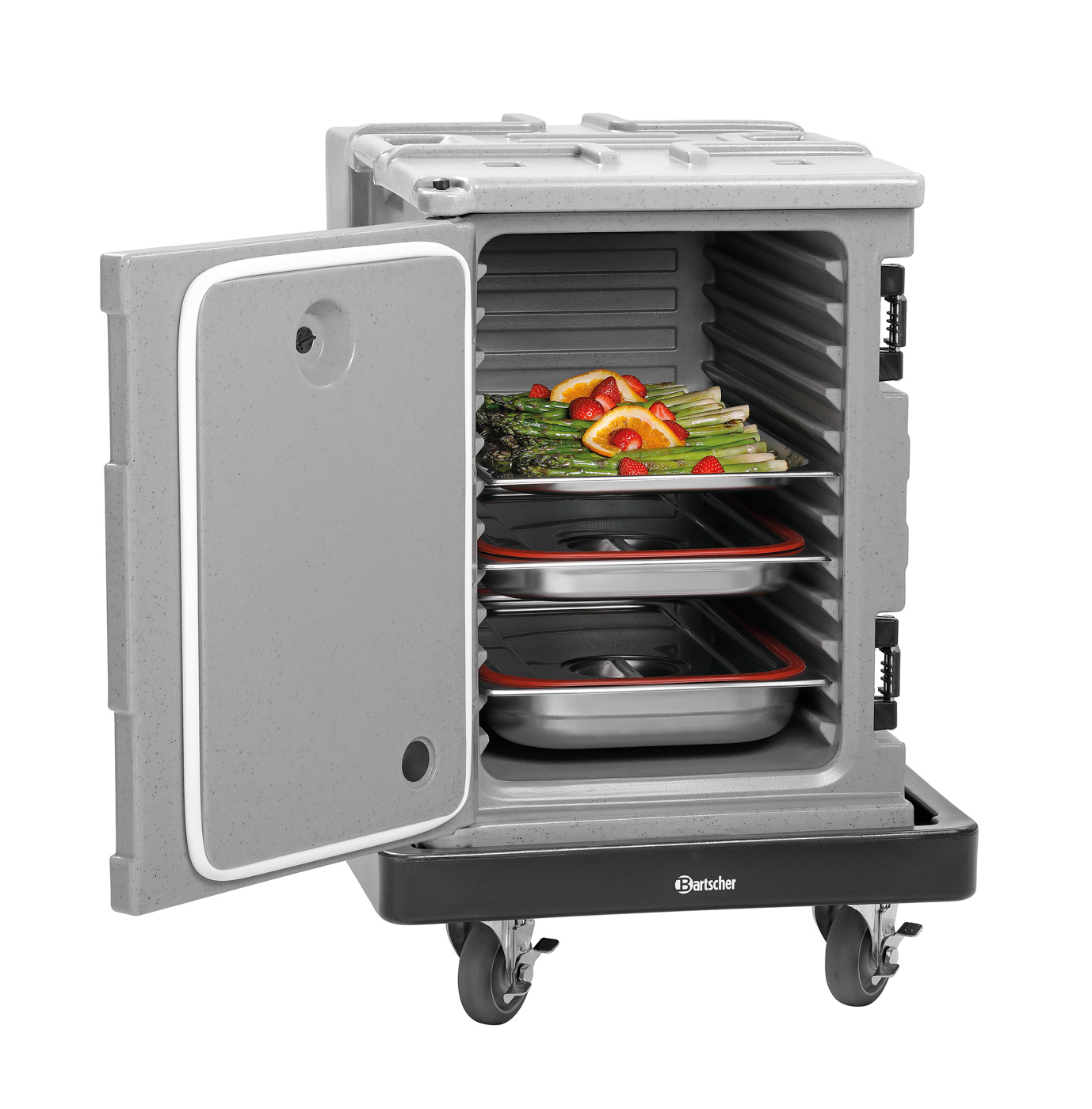 Bartscher Transportwagen TBGN110 | Mit Griff(en):Nein | Maße: 72 x 54 x 19,4 cm. Gewicht: 6,2 kg