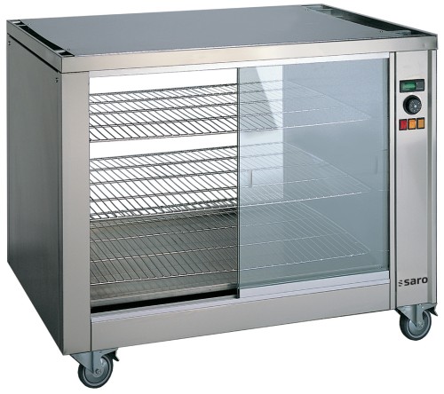 SARO Wärmeschrank Modell VCBA-7 für Drehschwenkgrill BA-7E und BA-7DE Made in Europe - Material: Edelstahl - Warmhalteschrank zum