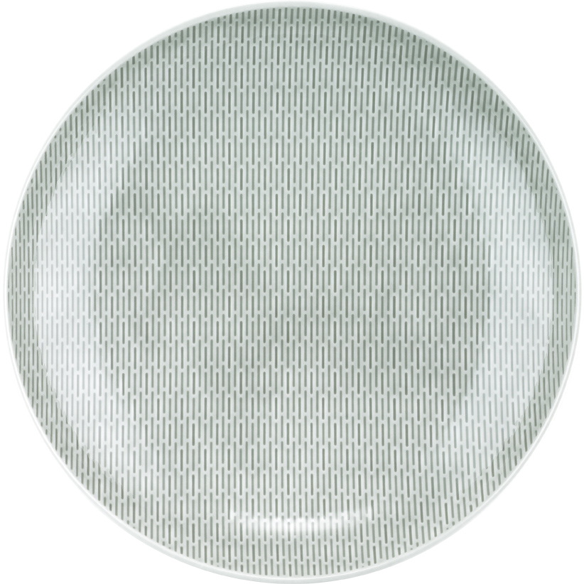 Bauscher Teller aus der Kollektion scope glow sea, tief, coup, relief, 29 cm, aus Porzellan