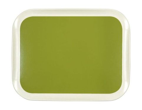 Roltex Polyestertablett Rocca, perlweiß - olivengrün