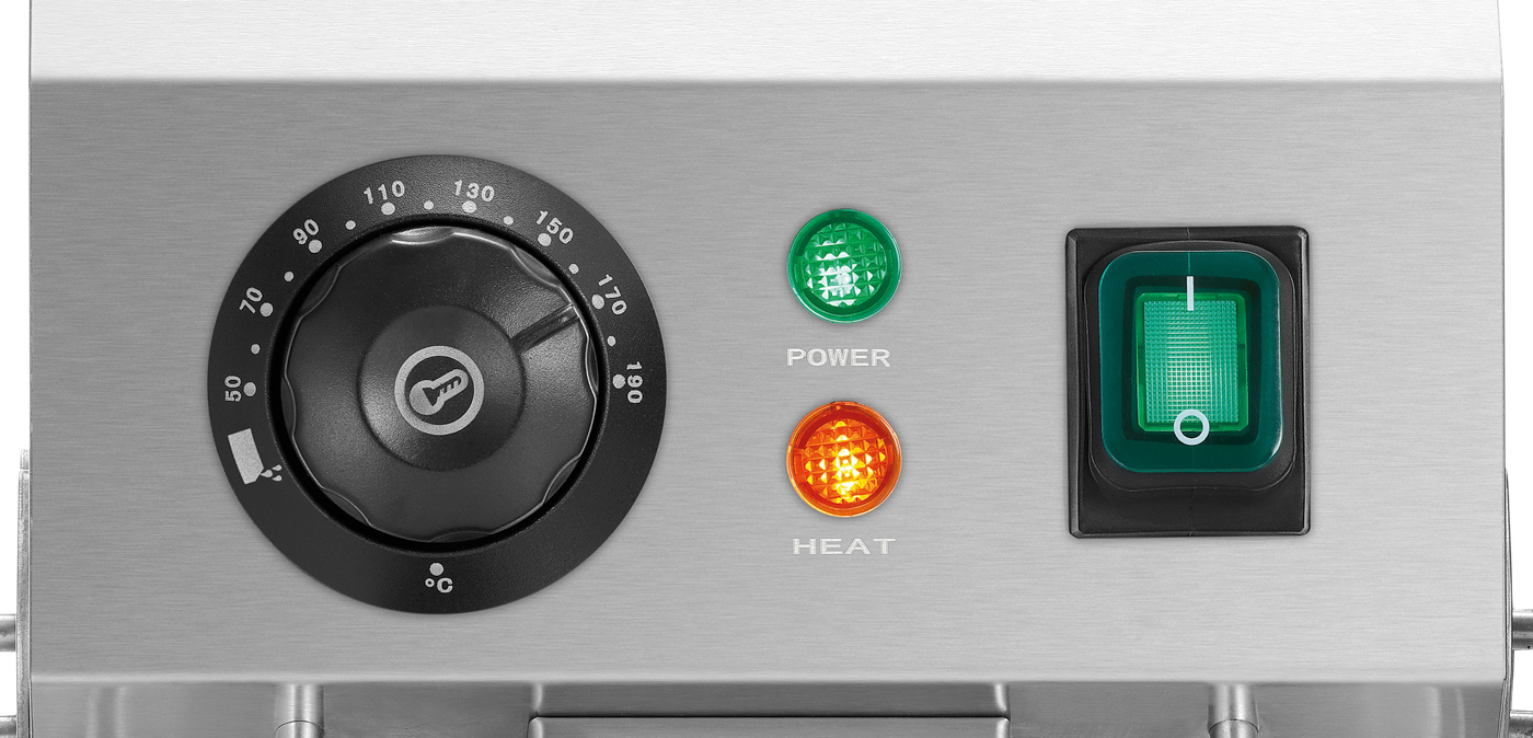 Bartscher Fritteuse SNACK II Plus |Eigenschaften: - | Maße: 40 x 53 x 34,0 cm.Gewicht: 9 kg