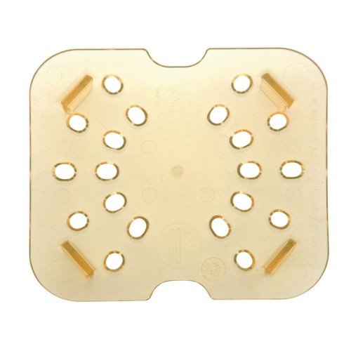 Cambro hitzebeständiges GN 1/6 Abtropfrost. Ideal für heiße, gedünstete, panierte und knusprige Speisen. GN 1/6, Für