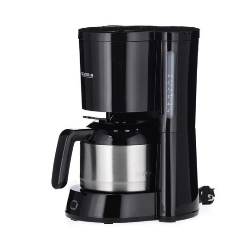 Severin Filterkaffeemaschine mit Edelstahl-Thermokanne "TYPE", ca. 1000 W, bis 8 Tassen, Edelstahl-Thermokanne mit
