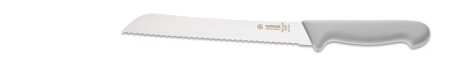 Brotmesser 21 cm, Wellenschliff, weiß Giesser - Made in Germany
