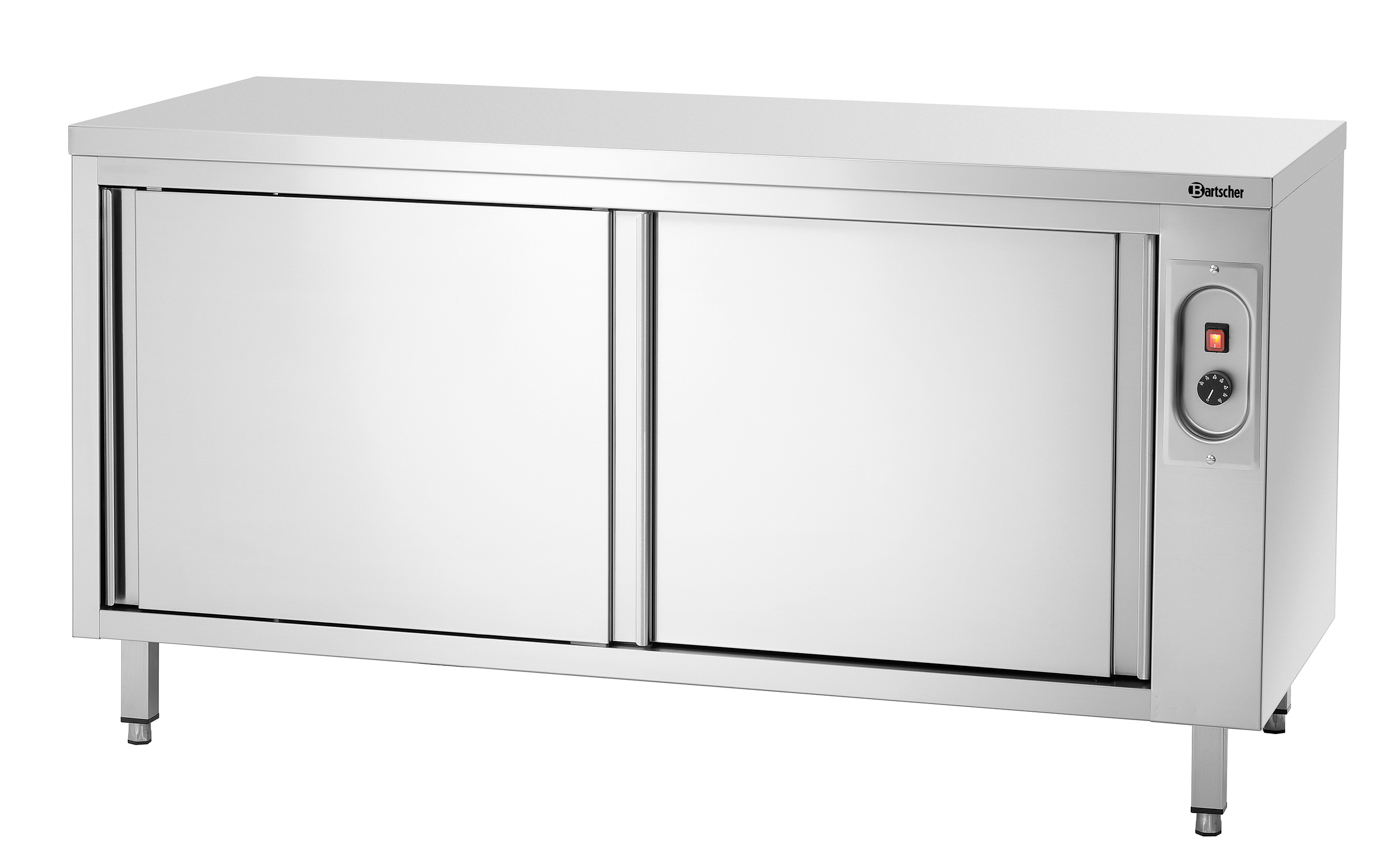 Bartscher Wärmeschrank 700, B1600 | Tiefe Innen:620 mm | Maße: 160 x 70 x 85,0 cm. Gewicht: 95 kg