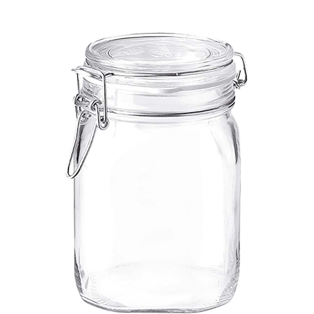 Fido 1000 Einmachglas 111,5cl * - mit Bügelverschluß - Bormioli Rocco Professional
