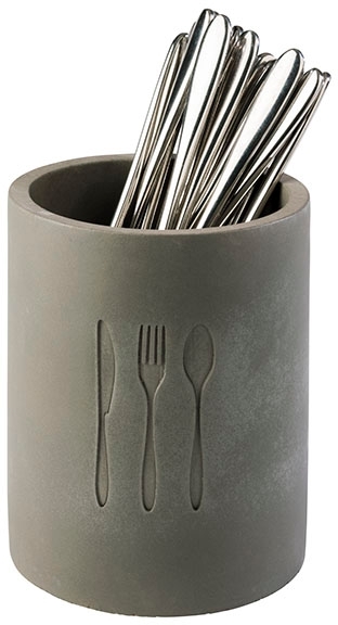 APS Besteckbecher SIERRA, Beton, Durchmesser: 110 mm (außen), 95 mm (innen), Höhe: 140 mm,