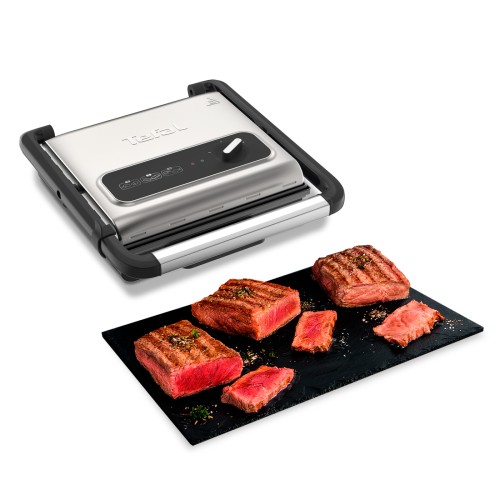 Tefal Kontaktgrill Inicio Adjust GC242D [Elektrogrill / Sandwichtoaster;fettarmes Grillen; Panini, Toasts, Steak; Gemüse,