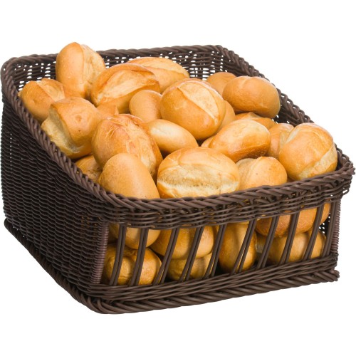 Westmark Präsentationskorb eckig, 40 x 50 x 16/27cm, braun