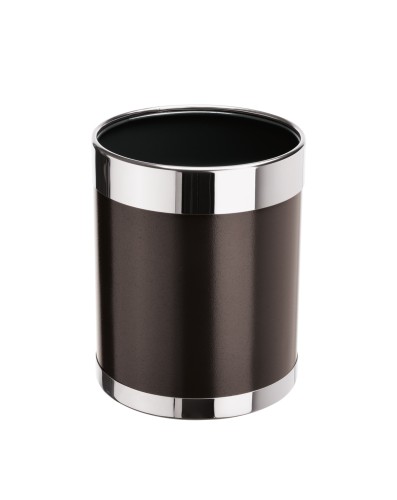 Papierkorb. pulverbeschichteter Stahl. mit Edelstahlbodenring und abnehmbarem