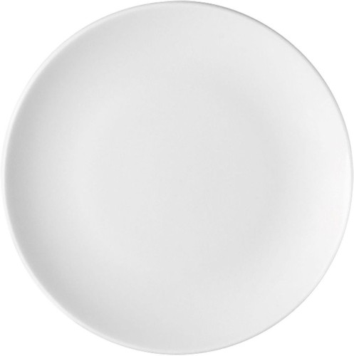 Schönwald Kollektion Unlimited, Teller aus Porzellan, flach, coup, 23 cm, weiß