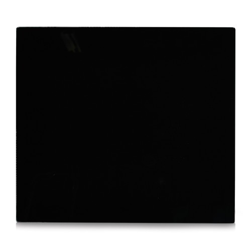 Zeller Herdblende-/Abdeckplatte, schwarz, Glas