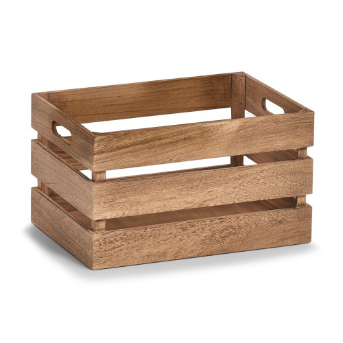 Aufbewahrungs-Kiste, Holz lackiert, 35x25x20 cm. Farbe: natur. Diese praktische Aufbewahrungskiste wurde aus hochwertigem Holz gefertigt und