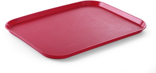 HENDI Serviertabletts - 350x450 mm - Farbe: rot