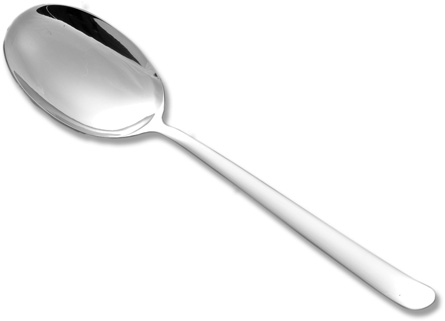 Servierlöffel TINA, aus Edelstahl 18/0, poliert, Länge: 20,5 cm. Materialstärke 2,0 mm.