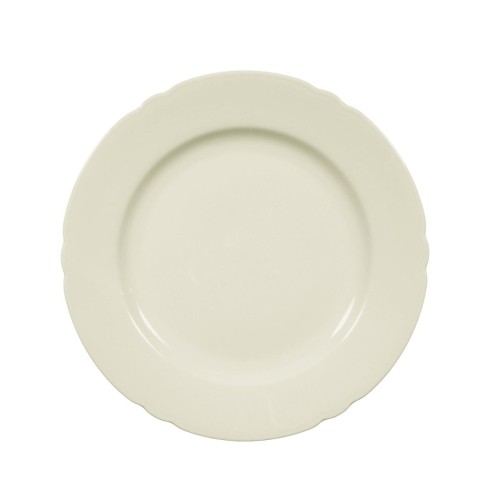 Seltmann Frühstücksteller rund 20 cm, rund mit Relief, Form: Marieluise, weiss5007 Weihnachtsnostalgie, hohe Kantenschlagfestigkeit