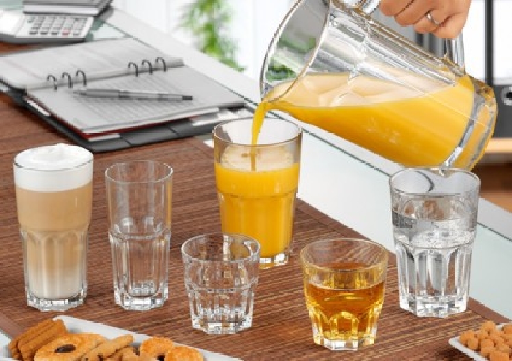 Longdrinkglas GRANITY Inhalt 0,65 l Höhe 180 mm - Durchmesser 96 mm Mit  Füllstrich 0,5 l