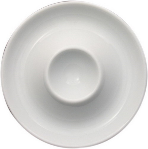 Eierbecher mit Ablage Form Alice uni weiß