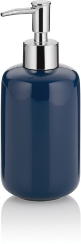 KELA Seifenspender Isabella Keramik indigoblau 18,0cm 7,5cmØ 400,0ml