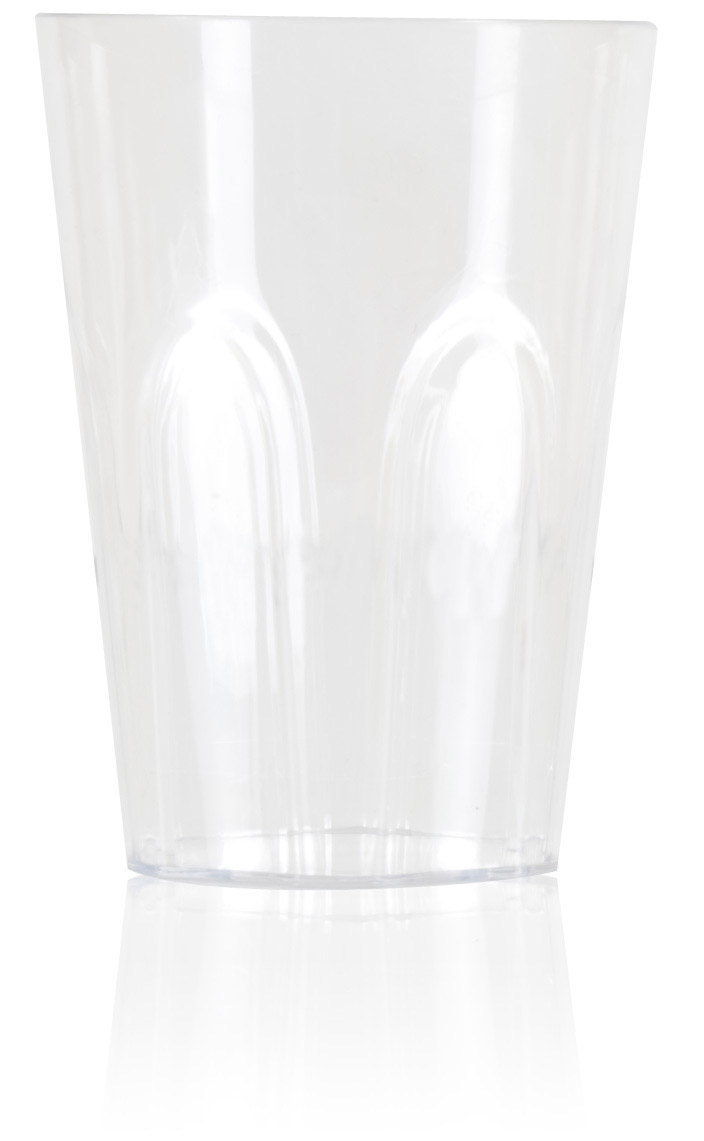 ARAVEN Becher aus Polycarbonat mit 560ml Füllvermögen, durchsichtig