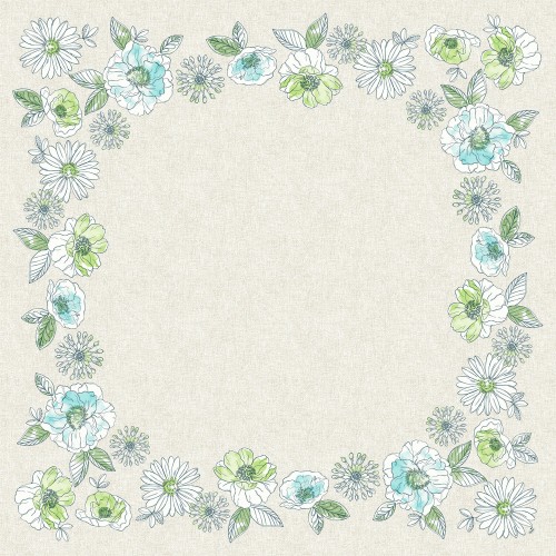 Duni Dunicel-Mitteldecken 84x84cm Dekor: Jardin Menge: 100 Stück