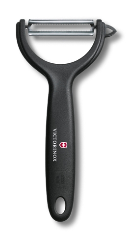 Victorinox Tomaten-/Kiwischäler mit rostfreier Zackenschliffklinge, schwarz
