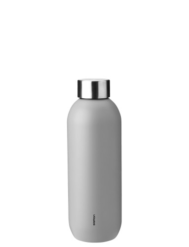 Keep Cool Isolierflasche 0.6 l. hellgrau, Maße: 75 x 75 x 220 mm