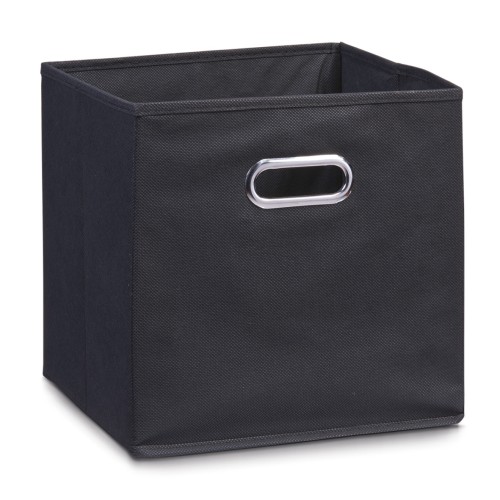 Zeller Aufbewahrungsbox, schwarz, Vlies