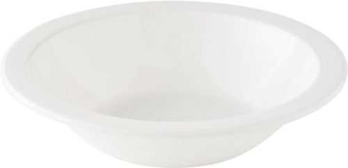 Roltex Teller in tiefer Ausführung mit 280 ml Füllvermögen, BPA-frei, weiß