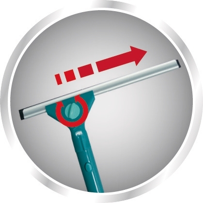 Leifheit Fensterwischer WetDry mit Teleskopstiel