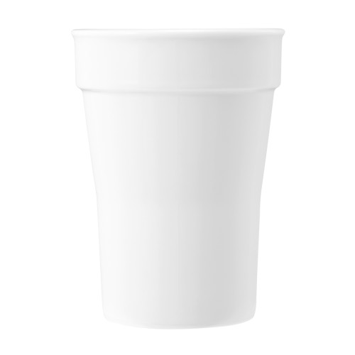 Seltmann Becher to go 0,42 l, rund, Form: Zusatzsortiment, weiss, hohe Kantenschlagfestigkeit, Made in Germany