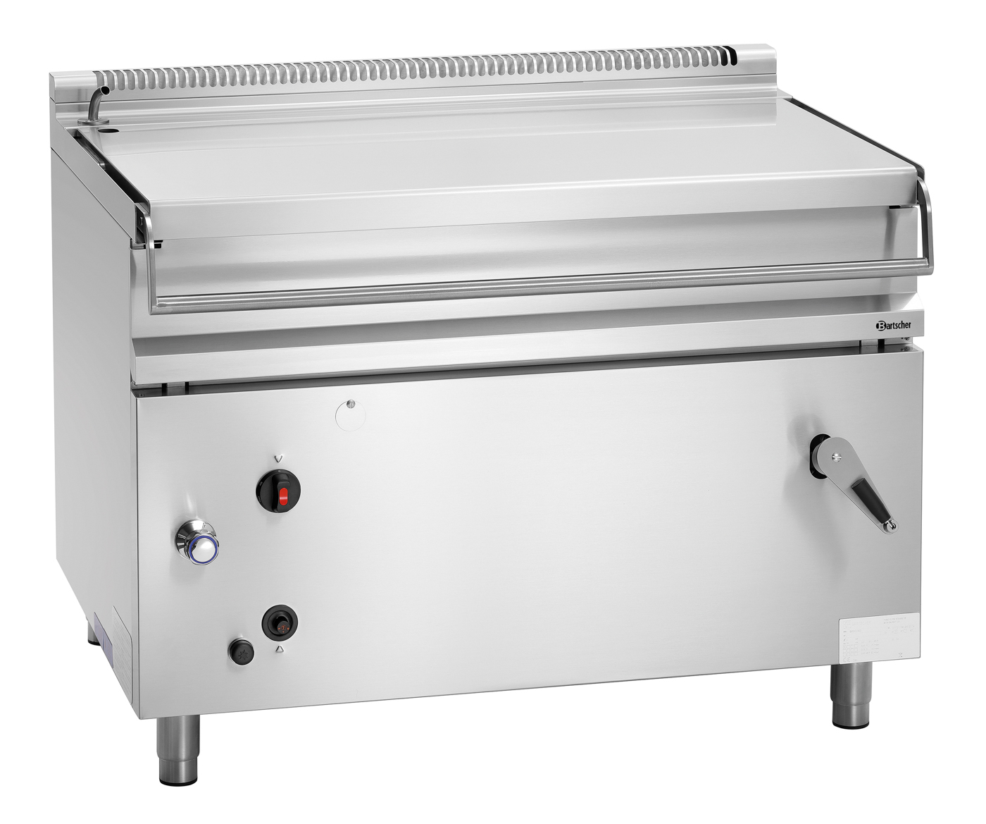 Bartscher Kippbratpfanne G120LHK |Höhenverstellbar bis: 910 mm | Maße: 120 x 90 x90,0 cm. Gewicht: 220 kg