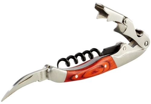 Kellnermesser -PROFI- Länge: 11,5 cm Edelstahl, Holz nicht spülmaschinengeeignet