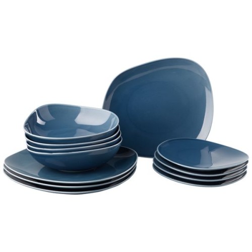 Villeroy & Boch Organic Turquoise Starter Teller Set 12-teilig