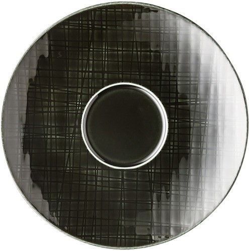 Mesh Colours Forest (Dunkelgrün) von Rosenthal, Suppen-Untertasse, aus Porzellan