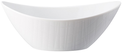Rosenthal Schale oval 15x11 cm Mesh Weiss