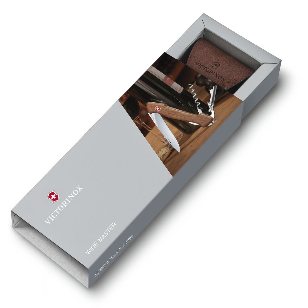 Victorinox Wine Master, 130 mm, Olivenbaumholz