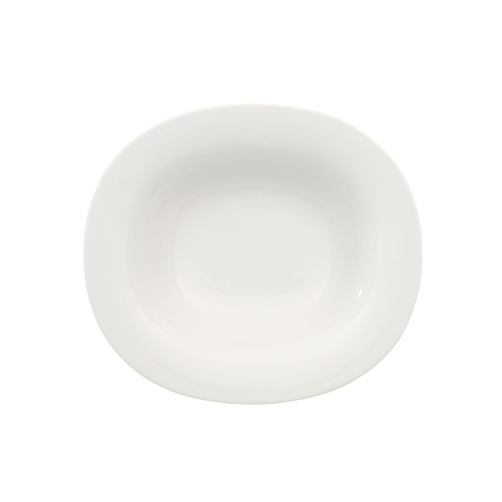 Villeroy und Boch Suppenteller oval - Maße: 24 x 21,5 x 4,5 cm / Ser.: New Cottage Basic