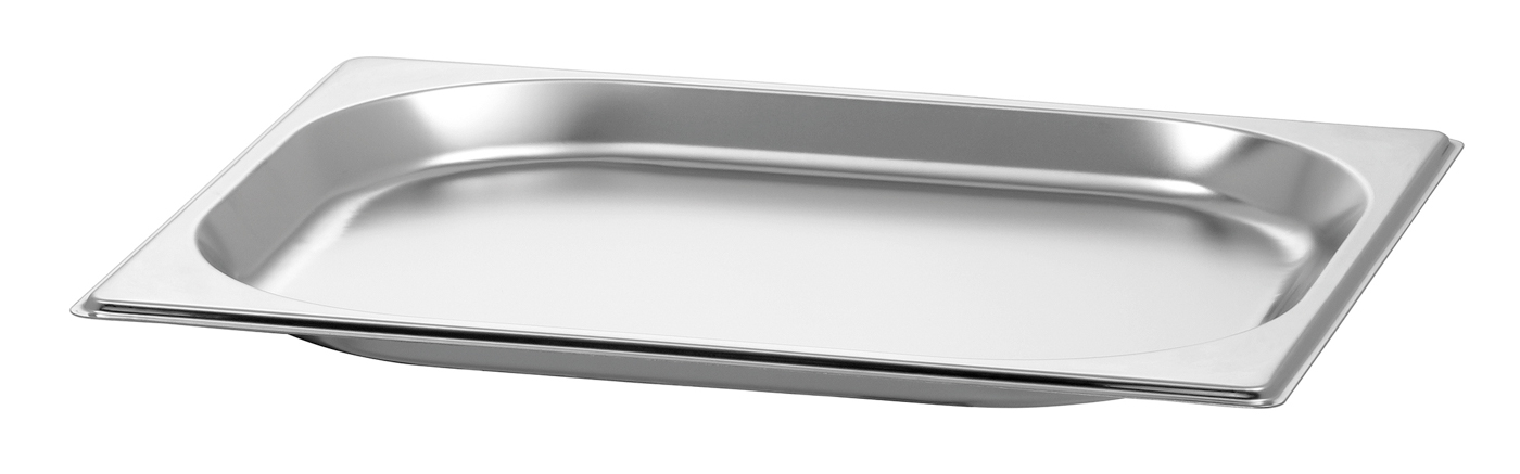 Bartscher GN-Behälter, 1/2, T20 | Ausführung:Ohne Perforation | Maße: 32,5 x 26,5 x 2,0 cm.Gewicht: 0,45 kg